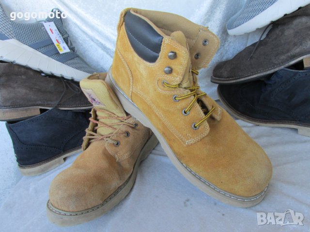 BIG BOY МАСЛОУСТОЙЧИВИ работни обувки 47 - 48,Brahma®,100% естествена кожа = велур, снимка 10 - Мъжки боти - 35847354
