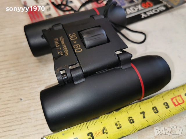 НОВ БИНОКЪЛ 30Х60 ЧЕРЕН 2702261320, снимка 2 - Екипировка - 53645053