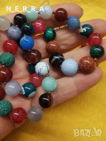 Комплект естествени камъни, снимка 5 - Бижутерийни комплекти - 53710525