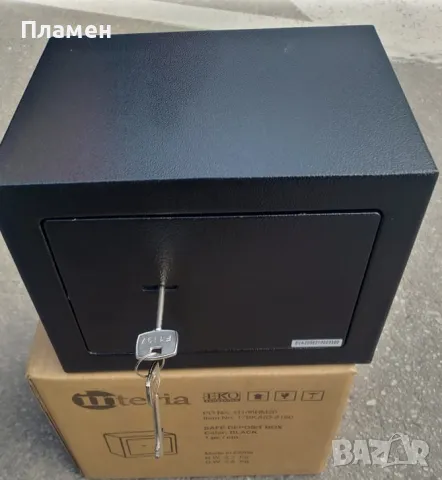 механичен трезор сейф, касa с ключ NEXTOOL външни размери 230х170х170м, снимка 7 - Други стоки за дома - 43840244