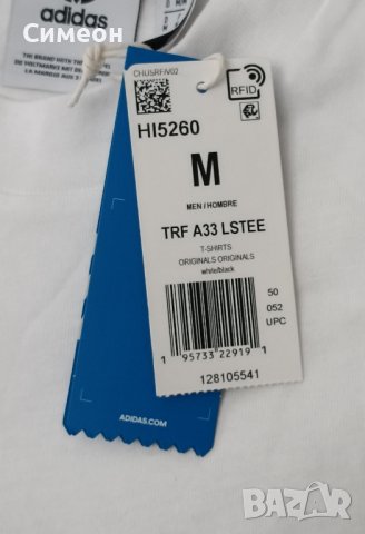 Adidas Originals Trefoil оригинална блуза M Адидас памук фланелка, снимка 7 - Спортни дрехи, екипи - 41748904