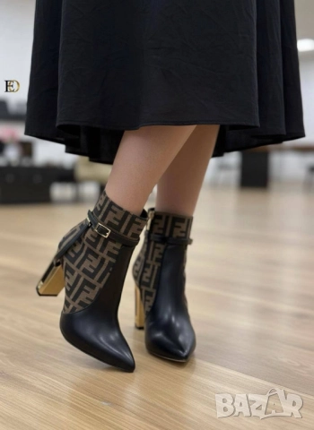 дамски боти на ток versace fendi valentino garavani ysl saint laurent dolce gabbana , снимка 10 - Дамски боти - 51680269