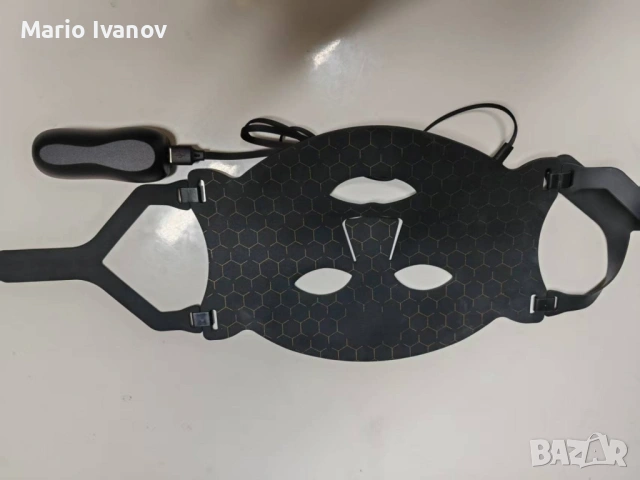 LED Маска за лице със 7 светлинни режима – Домашна фототерапия за по-чиста и спокойна кожа, снимка 11 - Други - 53401376