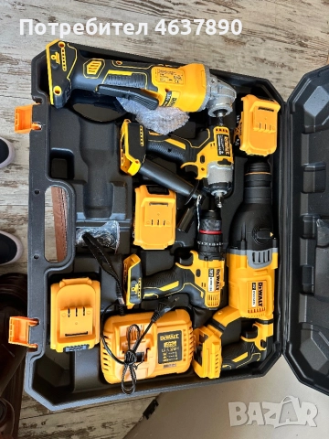 Комплект инструменти DeWalt 36v, снимка 5 - Куфари с инструменти - 52243086