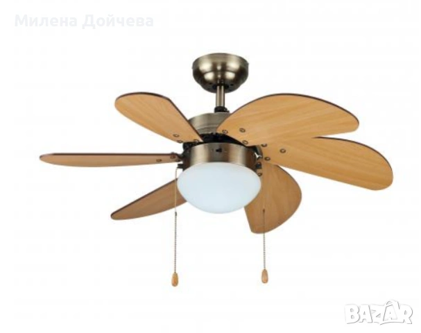 Таванен вентилатор, снимка 3 - Вентилатори - 53705784