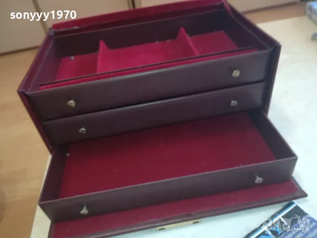 КУТИЯ ЗА БИЖУТА 2-ВНОС ГЕРМАНИЯ 1402251328, снимка 9 - Антикварни и старинни предмети - 49126764