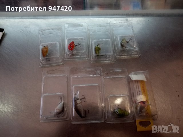 Продавам блесни и попери и воблери