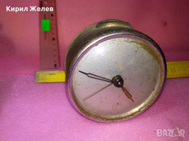МНОГО СТАР РУСКИ КОЛЕКЦИОНЕРСКИ МЕХАНИЧЕН БУДИЛНИК РЯДЪК РЕТРО МОДЕЛ 43711
