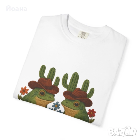 Унисекс тениска памучна с щампа, снимка 2 - Тениски - 52154795
