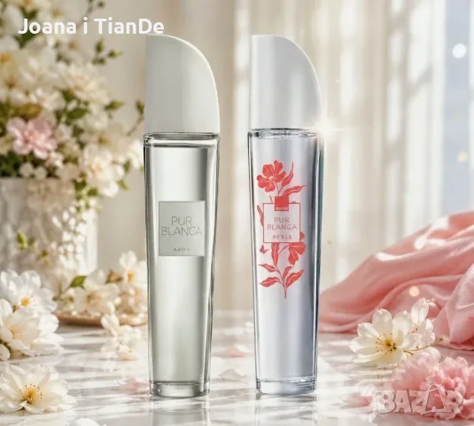 Комплект Pur Blanca + Pur Blanca Petal, 50 ml Avon 