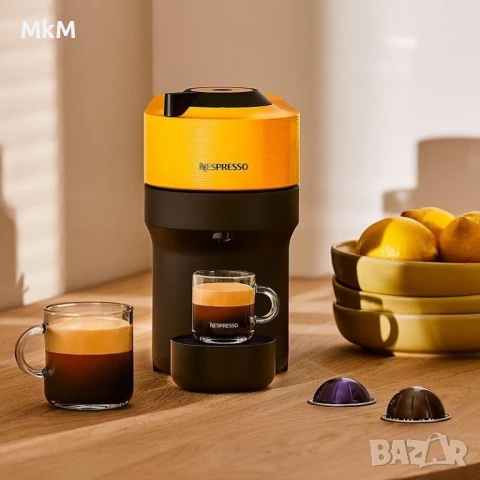 Кафемашина с капсули NESPRESSO VERTUO POP Mch Yellow