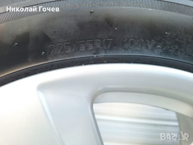 Оригинални алуминиеви джанти за Audi с гуми Hankook 17", снимка 6 - Гуми и джанти - 56211782