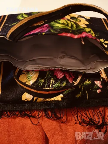 текстилна чанта с ресни на цветя, снимка 4 - Други - 48739126