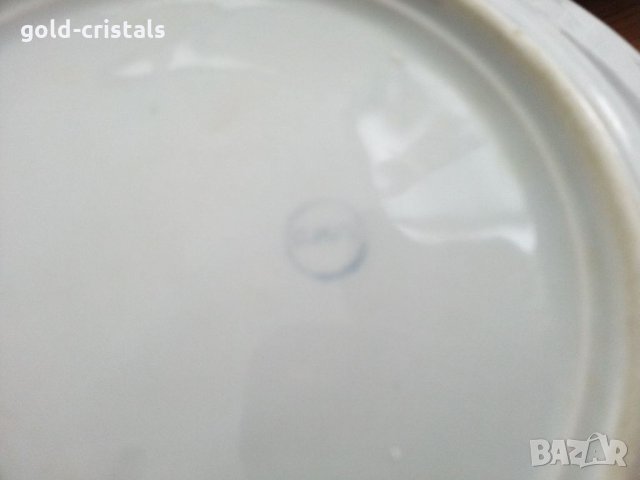 Стар български порцелан чинии плитки, снимка 11 - Антикварни и старинни предмети - 34112369