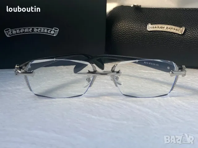 CHROME HEARTS диоптрични рамки очила за компютър прозрачни слънчеви мъжки дамски унисекс, снимка 8 - Слънчеви и диоптрични очила - 47698969