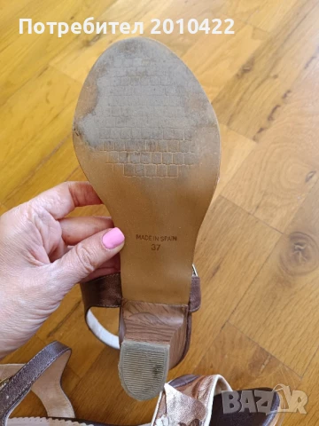 Дамски сандали от естествена кожа, отговарят на размер 36, снимка 7 - Сандали - 50656623