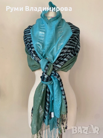 Блестящ шал/различни видове, снимка 9 - Шалове - 48547096