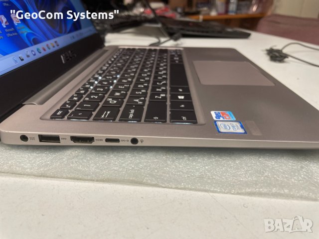 ASUS ZenBook UX410U (14" FHD IPS,i7-7500U,8GB,256GB,CAM,BTU,Type-C,HDMI), снимка 6 - Лаптопи за работа - 41458141