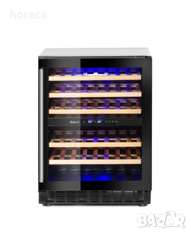 Охладител за вино - 2 зони, 46 бутилки, от 5 до 22˚C, снимка 4 - Хладилни витрини и фризери - 41437258