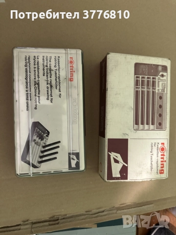 рапидограф Rotring micronom, снимка 3 - Ученически пособия, канцеларски материали - 56270519