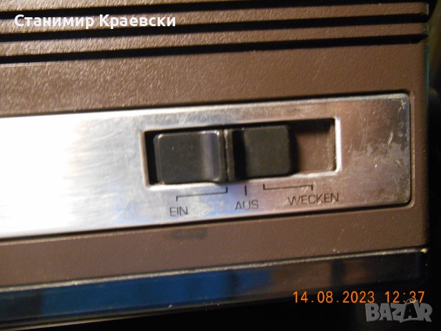 Telefunken Digitale 10 Radio clock alarm - vintage 81, снимка 8 - Други - 41983223