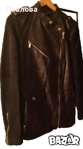 Ново кожено яке Pull&Bear 🐻 S, снимка 3 - Якета - 36887237