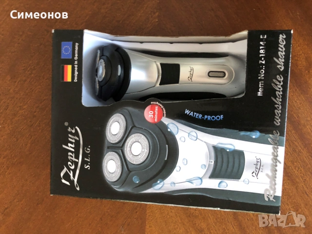 Електрическа самобръсначка Zephyr с тример - нова, снимка 3 - Електрически самобръсначки - 53398839