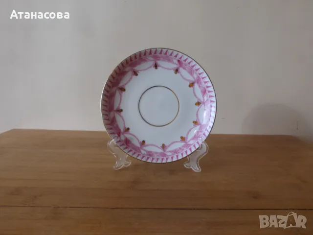 Руска порцеланова чинийка ЛФЗ 1970 г чиния, снимка 7 - Чинии - 49249542