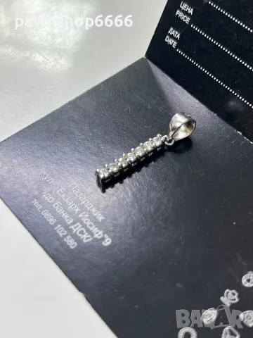 Сребърна висулка 925, снимка 3 - Колиета, медальони, синджири - 49313295