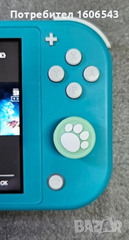 Конзола Nintendo Switch Lite 32 GB, карта 256 GB, тюркоазен цвят, хакната , снимка 7 - Nintendo конзоли - 51849598