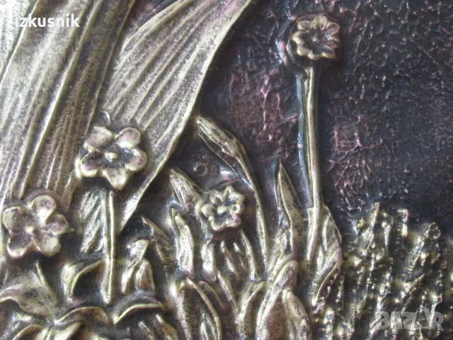 Голяма релефна пластика Лалета, снимка 6 - Декорация за дома - 47952782