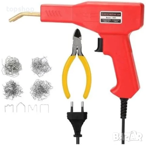 Пистолет за лепене и ремонт на пластмаса 203 части, запояване на пластмаса, снимка 2 - Гедорета - 50511274