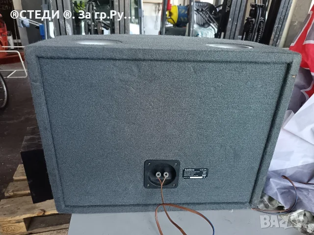 бас каса Lenco (гъгне) SUB-300 (300W, 4 Ohm) с работещ син неон, снимка 5 - Тонколони - 55865815