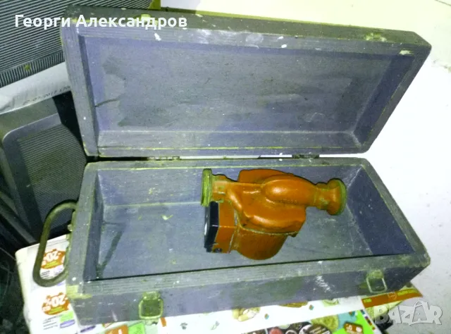 Старо ВОЕННО РУСКО ДЪРВЕНО САНДЪЧЕ за АВТО ЧАСТИ СССР Сандък КУТИЯ за ИНСТРУМЕНТИ, снимка 4 - Антикварни и старинни предмети - 48018597