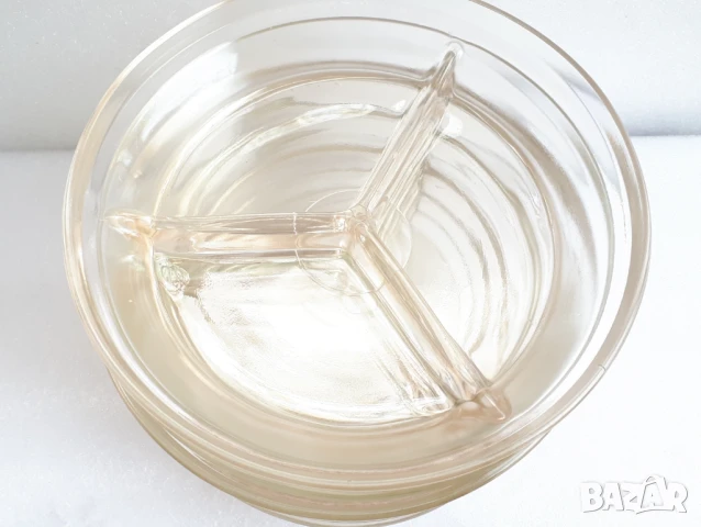 Лот шест чинии с 3 разделения, за ядки и подобни храни, снимка 3 - Чинии - 51141012