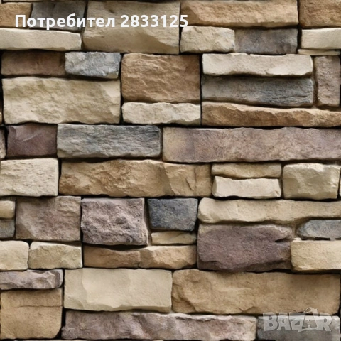 Самозалепващ 3D тапет с тухлен ефект – PVC, водоустойчив и шумоизолиращ, 300 x 35 см, снимка 9 - Други - 53750745