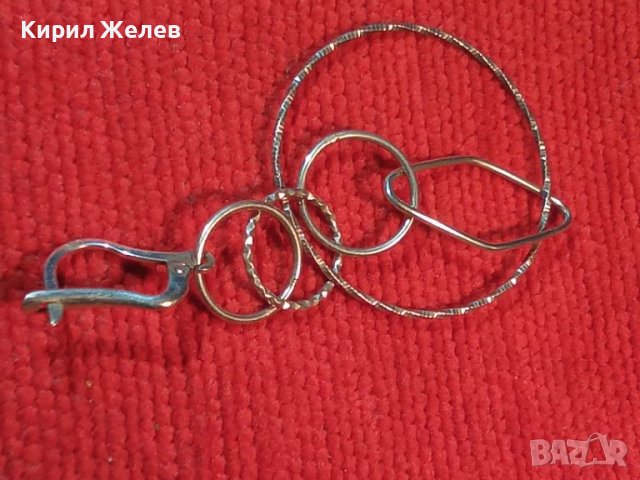 ШАРМАНТНА ФЕШЪН АРТ СРЕБЪРНА ОБЕЦА СРЕБРО 925 ПРОБА ФИНА БИЖУТЕРСКА ИЗРАБОТКА 44316, снимка 3 - Обеци - 45903186