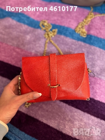 Чанта от естествена кожа, снимка 2 - Чанти - 52577149