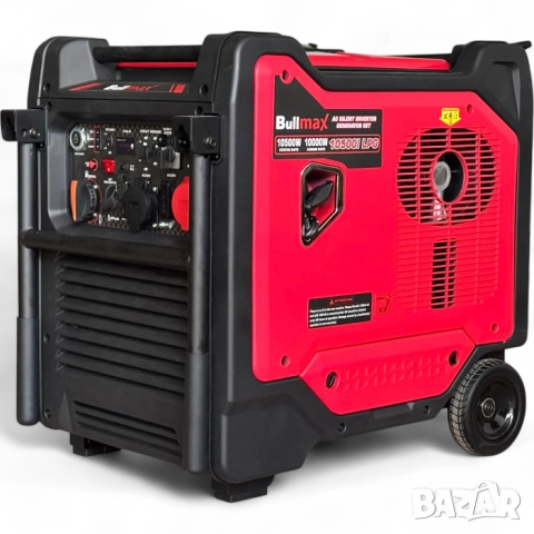 10.5kW Комбиниран инверторен генератор за ток LPG Бензин, Газ, снимка 1