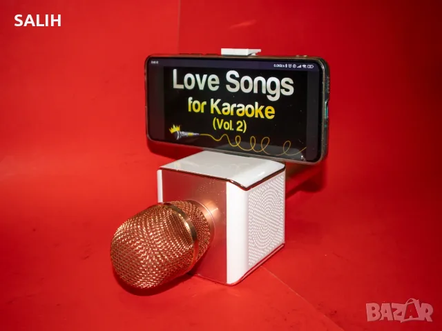 TOSING Безжичен Bluetooth Караоке Микрофон, Портативен с Вграден Високоговорител за Пеене