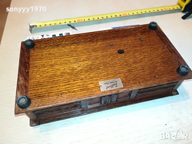 TALLENT-ENGLAND ДЪРВЕНА КУТИЯ С ЛОГО ОТ АНГЛИЯ 0705231127, снимка 11 - Антикварни и старинни предмети - 40616648