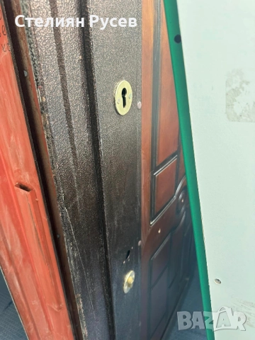 0126 НОВА кави kavi метална входна врата 85/191 см - цена 349 лв или 178,44 евро   леко надуто има п, снимка 5 - Входни врати - 51974967