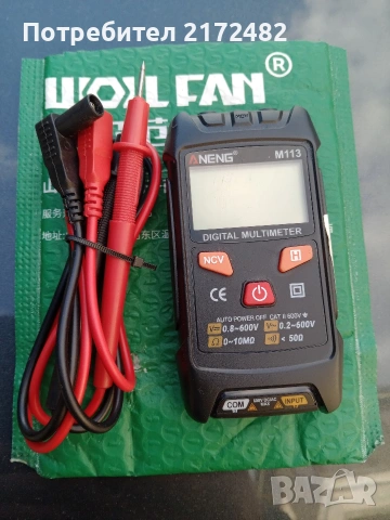 Мултицет ANENG M113, снимка 2 - Други инструменти - 53658651