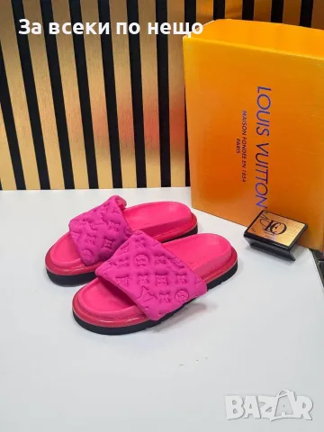 Louis Vuitton Дамски Розови Чехли Луис Витон Код SEM-566