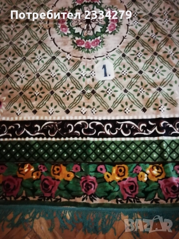 Стари плюшени и тъкани коверти, покривки за маса и легло. , снимка 3 - Антикварни и старинни предмети - 51943017