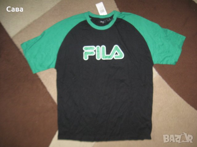 Тениска FILA  мъжка,Л, снимка 2 - Спортни дрехи, екипи - 41569116
