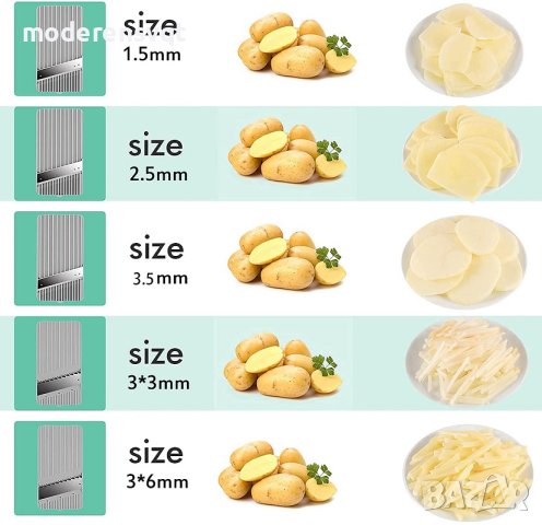 Универсално кухненско ренде с 4 режещи остриета, снимка 2 - Аксесоари за кухня - 44338175
