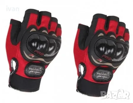 вело ръкавици с протектори, снимка 2 - Аксесоари за велосипеди - 50021242