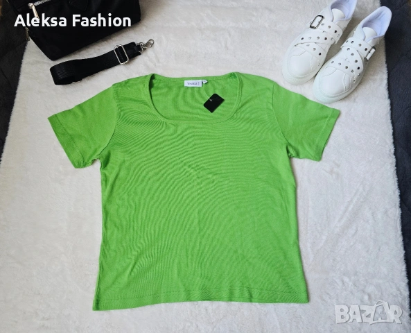 Дамска зелена тениска актуален цвят за сезона