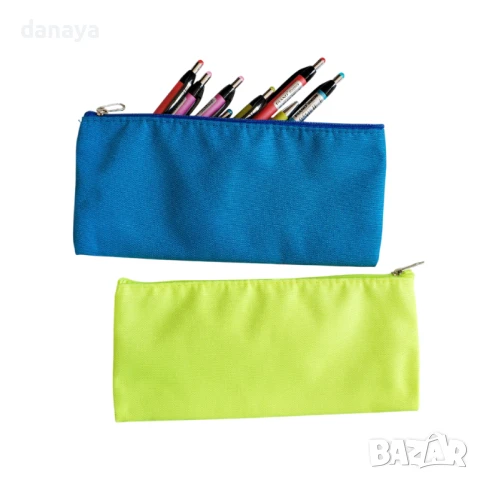 3969 Текстилен ученически несесер за химикали и моливи